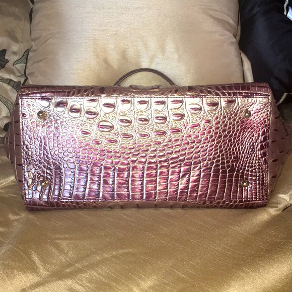 NWT “SOLD OUT” Brahmin Juliett Port Ombré Melbourne Bag & Credit Card Wallet - Picture 7 of 13